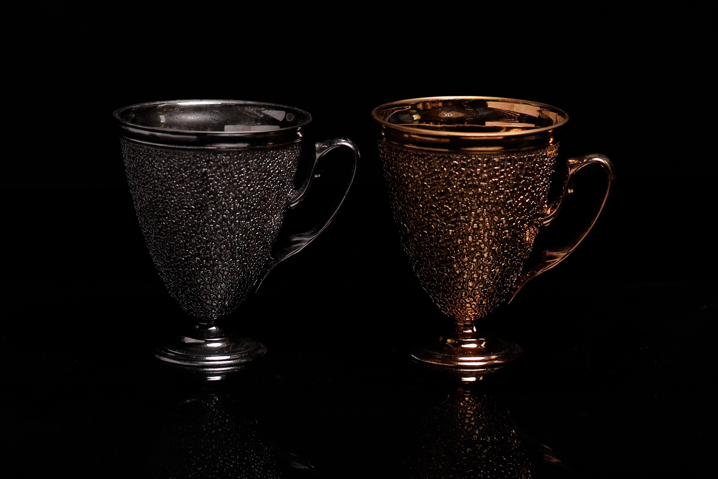 Gold × Silver · cups